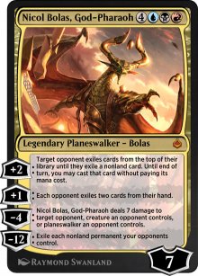 Nicol Bolas, God-Pharaoh - Amonkhet Remastered