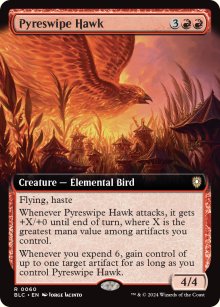 Pyreswipe Hawk - Bloomburrow Commander Decks