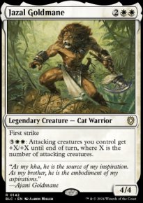 Jazal Goldmane - Bloomburrow Commander Decks