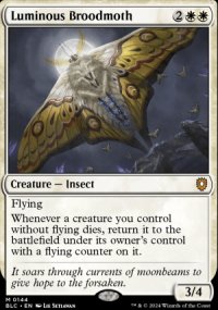 Luminous Broodmoth - Bloomburrow Commander Decks