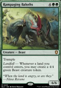 Rampaging Baloths - Bloomburrow Commander Decks