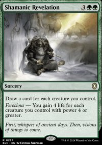 Shamanic Revelation - Bloomburrow Commander Decks