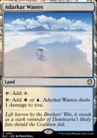 Adarkar Wastes - Bloomburrow Commander Decks