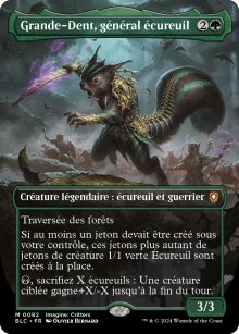 Grande-Dent, gnral cureuil - Bloomburrow Commander Decks