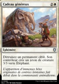 Cadeau gnreux - Bloomburrow Commander Decks