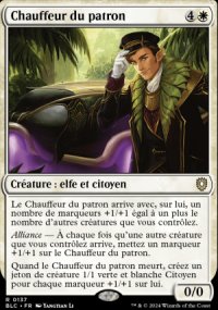 Chauffeur du patron - Bloomburrow Commander Decks