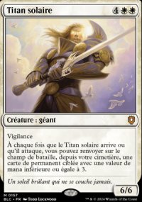 Titan solaire - Bloomburrow Commander Decks