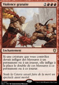 Violence gratuite - Bloomburrow Commander Decks