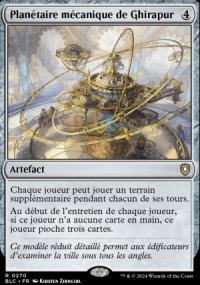 Plantaire mcanique de Ghirapur - Bloomburrow Commander Decks