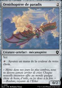 Ornithoptre de paradis - Bloomburrow Commander Decks