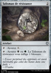 Talisman de rsistance - Bloomburrow Commander Decks