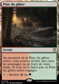 Piste du gibier - Bloomburrow Commander Decks