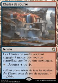 Chutes de soufre - Bloomburrow Commander Decks