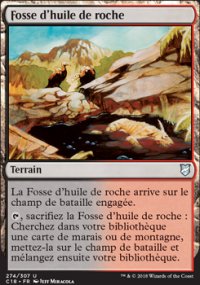 Fosse d'huile de roche - 