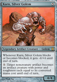 Karn, golem d'argent - Commander's Arsenal