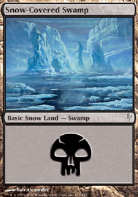 Snow-Covered Swamp - 