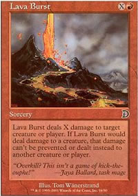 Lava Burst - Deckmasters