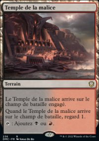 Temple de la malice - 