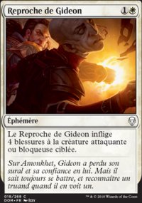 Reproche de Gideon - 