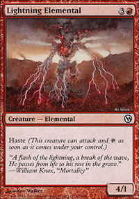 Lightning Elemental - Duels of the Planeswalkers