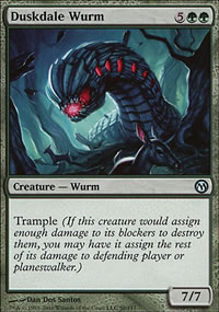 Duskdale Wurm - Duels of the Planeswalkers