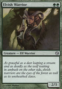 Elvish Warrior - Duels of the Planeswalkers