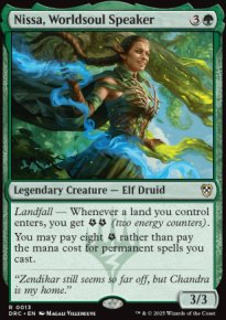 Nissa, Worldsoul Speaker - Aetherdrift Commander Decks