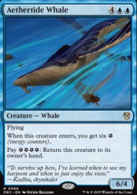 Aethertide Whale - Aetherdrift Commander Decks