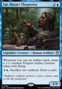 Sai, Master Thopterist - Aetherdrift Commander Decks