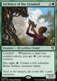 Architect of the Untamed - Aetherdrift Commander Decks