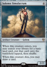 Solemn Simulacrum - Aetherdrift Commander Decks