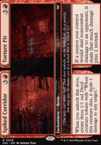 <br>Spiked Corridor / Torture Pit - Duskmourn House of Horrors: Commander Decks