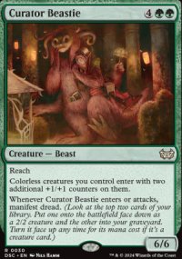 Curator Beastie - Duskmourn House of Horrors: Commander Decks