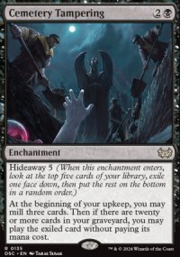 Cemetery Tampering - Duskmourn House of Horrors: Commander Decks