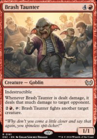 Brash Taunter - Duskmourn House of Horrors: Commander Decks