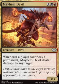 Mayhem Devil - Duskmourn House of Horrors: Commander Decks