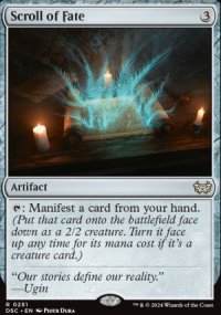 Scroll of Fate - Duskmourn House of Horrors: Commander Decks