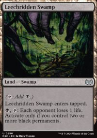 Leechridden Swamp - Duskmourn House of Horrors: Commander Decks