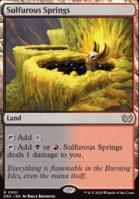 Sulfurous Springs - Duskmourn House of Horrors: Commander Decks