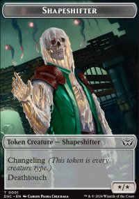 Shapeshifter token - Duskmourn House of Horrors: Commander Decks