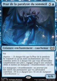 Peur de la paralysie du sommeil - Duskmourn House of Horrors: Commander Decks