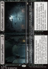 Citerne pollue / Oubliette sombre<br>Citerne pollue / Oubliette sombre - Duskmourn House of Horrors: Commander Decks