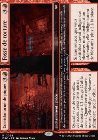 Corridor orn de piques / Fosse de torture<br>Corridor orn de piques / Fosse de torture - Duskmourn House of Horrors: Commander Decks