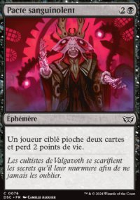 Pacte sanguinolent - Duskmourn House of Horrors: Commander Decks