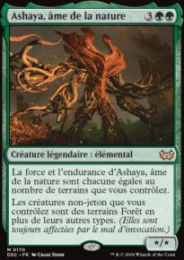 Ashaya, me de la nature - Duskmourn House of Horrors: Commander Decks