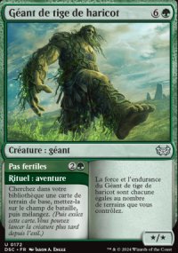 Gant de tige de haricot<br>Pas fertiles - Duskmourn House of Horrors: Commander Decks