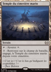 Temple du cimetire marin - Duskmourn House of Horrors: Commander Decks