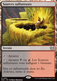 Sources sulfureuses - Duskmourn House of Horrors: Commander Decks