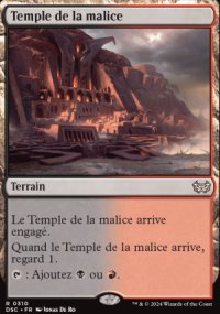 Temple de la malice - Duskmourn House of Horrors: Commander Decks