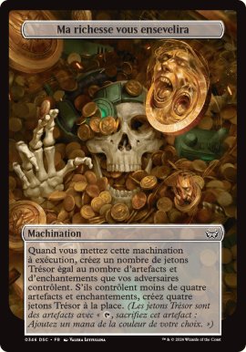 Ma richesse vous ensevelira - Duskmourn House of Horrors: Commander Decks